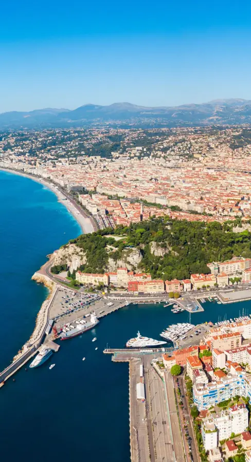 French Riviera coast